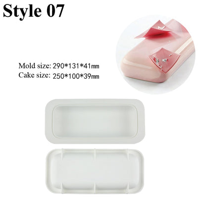 SHENHONG Non-Stick Silicone Cake Molds Mousse Bakeware Set Party Dessert Baking Moulds Pastry Decorating Tools Kitchen Utensil