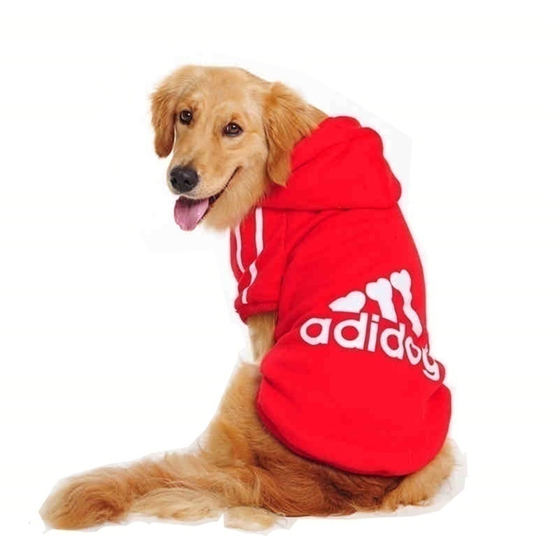 Winter Dog Clothes Adidog Sport Hoodies Sweatshirts Warm Coat Clothing for Small Medium Large Dogs Big Dogs Cat Pets Puppy Outfi