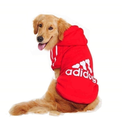 Winter Dog Clothes Adidog Sport Hoodies Sweatshirts Warm Coat Clothing for Small Medium Large Dogs Big Dogs Cat Pets Puppy Outfi