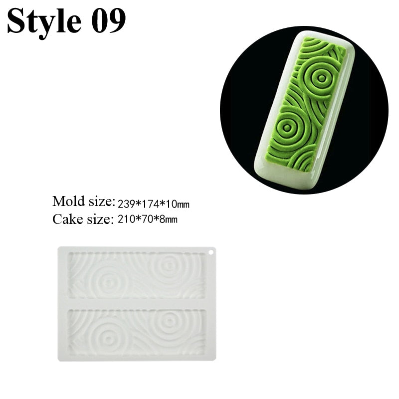 SHENHONG Non-Stick Silicone Cake Molds Mousse Bakeware Set Party Dessert Baking Moulds Pastry Decorating Tools Kitchen Utensil