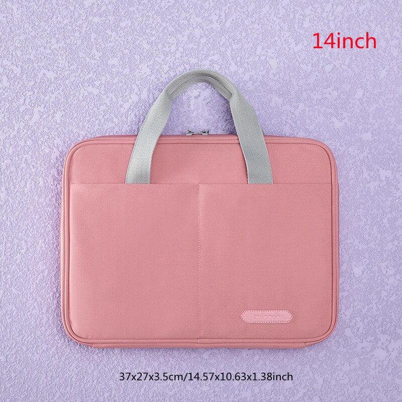 Women Laptop Briefcase Computer Bag Business Document Organizer Ipad Tote Ladies Handbag Messenger Purse Strap Pouch Accessories