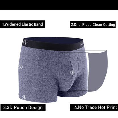 Men Boxer Shorts Men&#39;s Panties Male Underpants Calzoncillos Calecon Soft Cotton Sexy 3D Pouch Underwear Boxershorts Larger Size