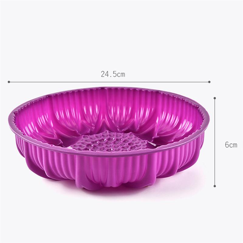 10 Inch Round Sunflower Silicone Birthday Cake Baking Pans Handmade Bread Loaf Pizza Toast Tray Silicone Cake Baking Molds