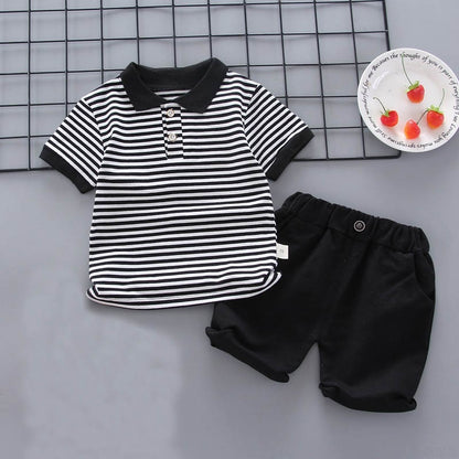 1 set kids boys Summer outfits 1-3 years boys Toddler kids baby boys outfits cotton cool Tee+Shorts Pants clothes Set cool