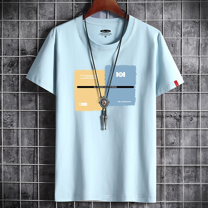 2021 Fashion Summer for Men Clothing Anime T Shirt White Oversized Graphic Vintage T-shirt Tshirt Anime Harajuku Manga S-6XL