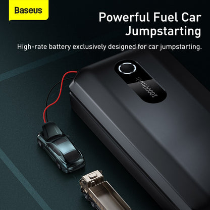 Baseus Car Jump Starter Power Bank 20000mAh 10000mAh Portable Car Booster Emergency Battery Charger 12V 2000A Starting Device