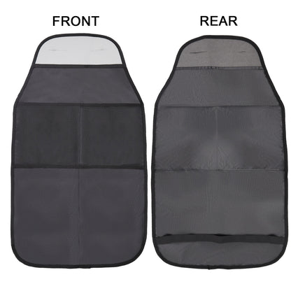 1/2Pc Baby Kids Car Safety Seat Protector Mat Kick Mats Cushion Seat Back Protective Cover Non Slip Storage Bag Pocket Organizer