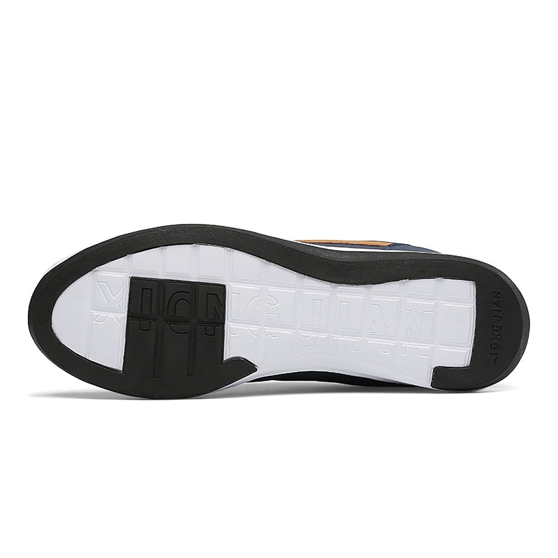 2021 Leather Men Shoes Sneakers Big Size 48 Men Casual Shoes Italian Breathable Leisure Male Non-Slip Footwear Vulcanized Shoes