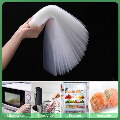saengQ Kitchen Vacuum Bags for Food Vacuum Sealer Packing Machine Food Storage Bag BPA-Free Kitchen Accessories 100pcs/lot