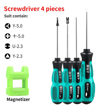 LUXIANZI Torx Screwdriver Set Hand Multi-tool Kit Magnetic Bit Insulated Handle Screw Driver Repair Tools For Home Manual