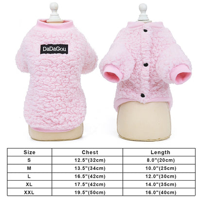 Puppy Dog Clothes Winter Warm Pet Dog Cat Clothes Hoodies For Small Dogs Cats Chihuahua Yorkshire Coat Outfit Pet Clothing