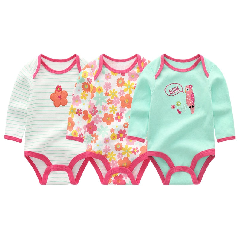 Autumn Warm New Baby Boys Bodysuit Long Sleeve Cotton Baby Boy Girl Clothes Newborn body bebe infantil Kids Clothing ropa de