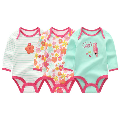 Autumn Warm New Baby Boys Bodysuit Long Sleeve Cotton Baby Boy Girl Clothes Newborn body bebe infantil Kids Clothing ropa de