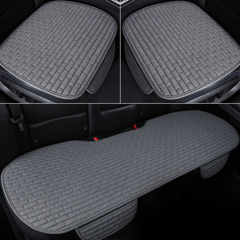 Car seat cover front/Far Flax Seat Protect Cushion Automobile Seat Covers Mat Protect Pad Car Covers