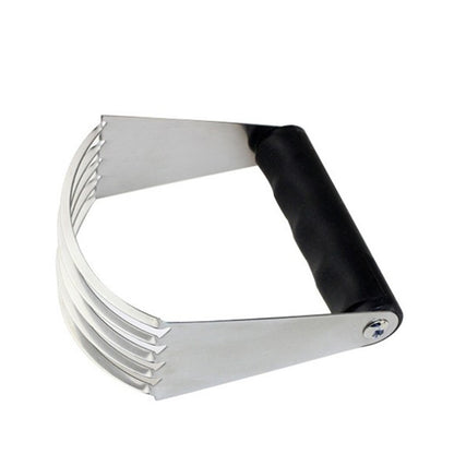 Stainless Steel Soft Grip Pastry Blender Dough Cutter Flour Mixer Cake Pie Kit