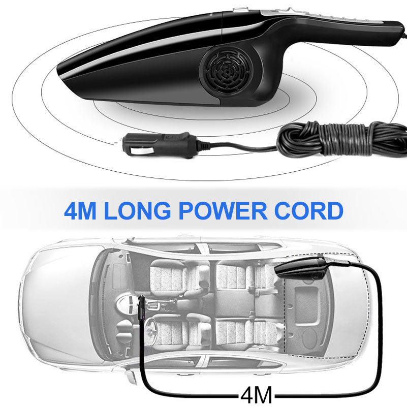 Portable Vacuum Cleaner for 12V Car Vacuum Cleaner Car Aspirateur Voiture Handheld Vacuum Cleaner For Car Auto שואב אבק לרכב