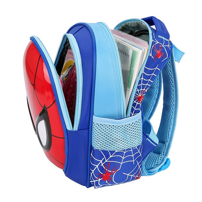 Anime MARVEL SPIDERMAN Backpacks Super heroes School Bag 3D stereo Children Boys Kindergarten Backpack Kids Cartoon Bags