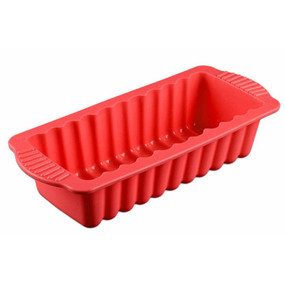 1pc silicone cake mold, heat-resistant rectangular bread baking mold, pastry shop accessories, cake tools, random colors