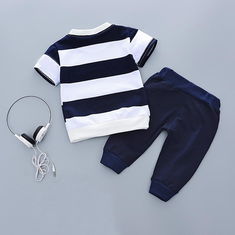 1 set kids boys Summer outfits 1-3 years boys Toddler kids baby boys outfits cotton Tee+Shorts Pants clothes Set cool cartoon