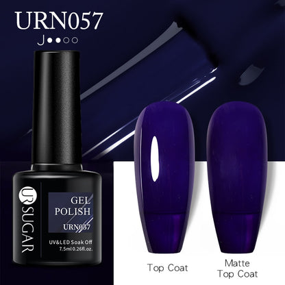 UR SUGAR 7.5ml Autumn Red Series Nail Gel Polish Gel Paint Nail Art Semi Permanent Nail Art Manicure Soak Off LED UV Nail Gel