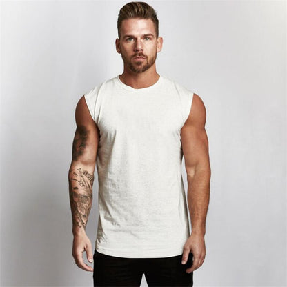 Muscleguy Brand Gyms Clothing Workout Sleeveless Shirt Tank Top Men Bodybuilding Fitness Mens Sportwear Muscle Vests Men Tanktop