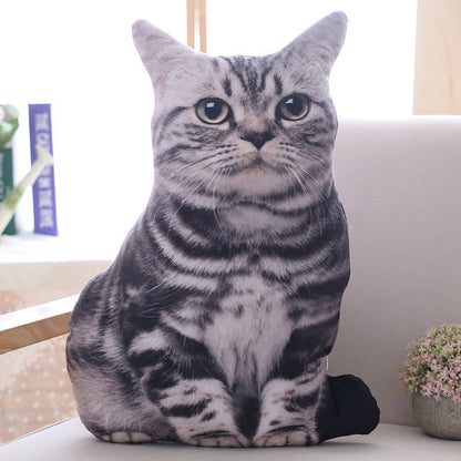 New 50CM Plush Toy Cute Expression Simulation cat cushion cover Bedroom Sofa Decorations throw pillows for couch dropshipping