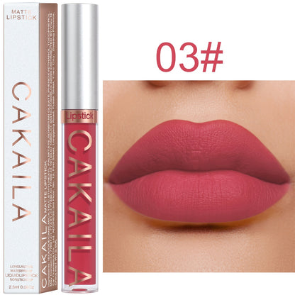 18 Colors Matte Lipgloss Wholesale Cheap Liquid Lipstick Makeup Lip Color Batom Long Lasting Sexy Red Pink Nude Lip Gloss Bulk