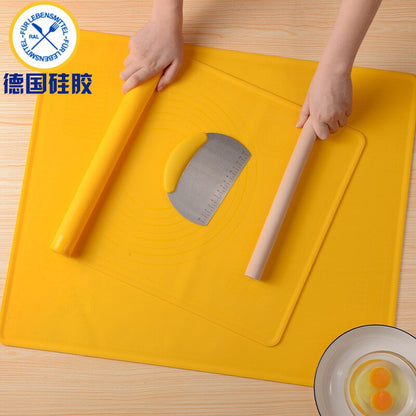 Silicone Mat large Baking Accessories Bakery Kitchen Rolling Pin Noodle Knife for Dough Confectionery Kneading Pad Pizza Board