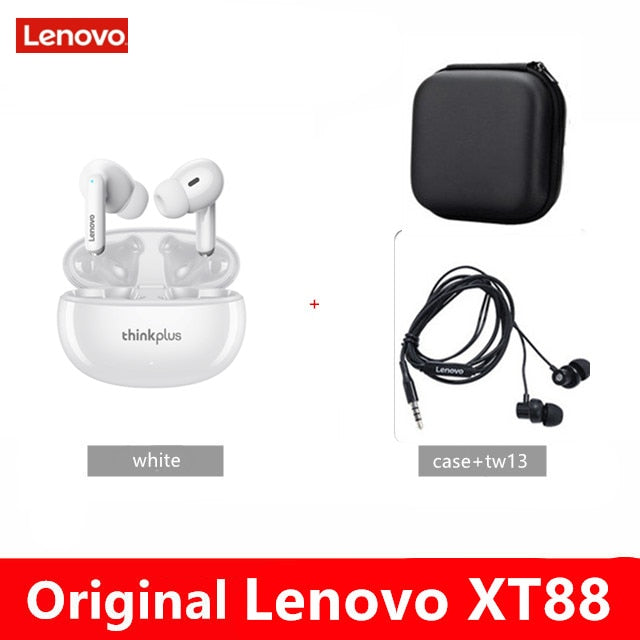 NEW Original Lenovo XT88 TWS Wireless Earphone Bluetooth 5.3 Dual Stereo Noise Reduction Bass Touch Control Long Standby headset