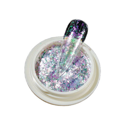 1pc 19Colors Nail Glitter Mirror Powder Chrome Dust Pigment 0.5g Paint Dip Metallic Shiny With Magic Effect Dust