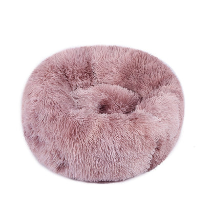 Pet Cat Bed Cushion Comfortable Donut Round Plush Kennel Pet Dog Nest Bed Winter Ultra Soft Washable Pet Bed for Dogs Cats