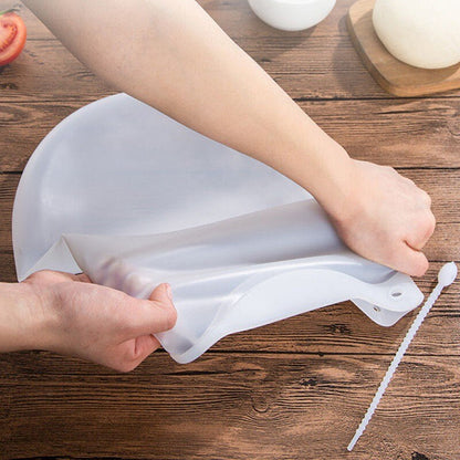 Kneading Dough Bag Food Grade Flour Mixer Cooking Baking Silicone Bags Versatile Dough Mixer Bread Pastry Pizza Kitchen Tools