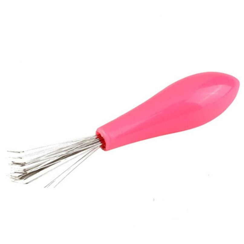 Comb Hair Brush Cleaner Plastic Handle Cleaning Brush Remover Embedded Beauty Tools Cleaning Products Cleaning Supplies