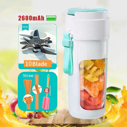 Juicer Machine Portable Blenders Home Appliance Wireless Blender Bottle Kitchen Chopper Smoothie Electric Orange Mini Appliances