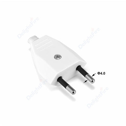 1-100pcs EU Plug Adapter 16A Male Replacement Outlets Rewireable Schuko Electeic Socket Euro Connector For Power Extension Cable