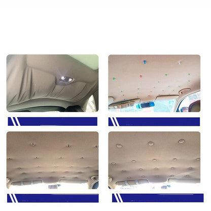 20/40pcs Car Interior Roof Buckles Headliner Ceiling Cloth Fixing Screw Cap Repair Automotive Care Fabric Buckle Rivets Retainer