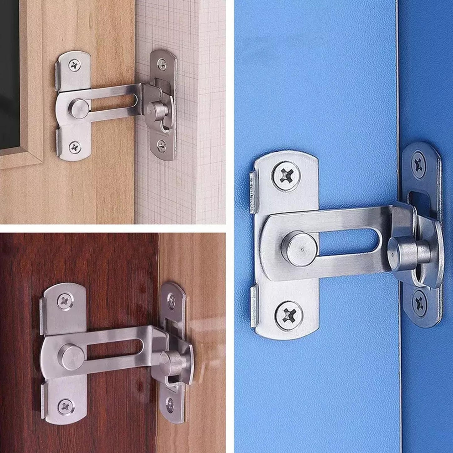 90 Degree Steel Door Right Angle Sliding Bending Screws Screw With Lock Door Locker Accessories Hardw P4b2
