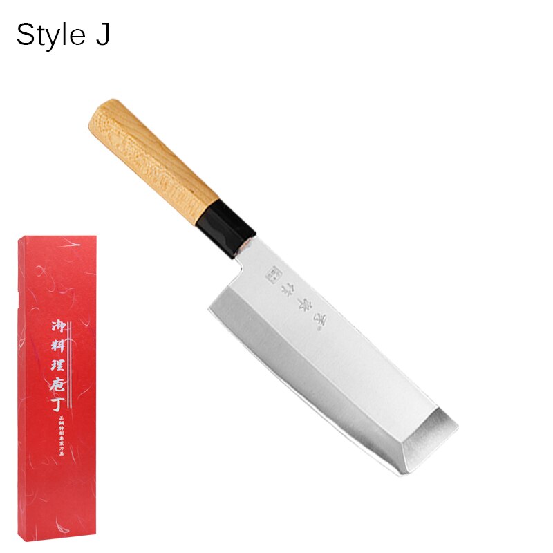 Japanese Kitchen Knife Sushi Sashimi Knife Chef High Carbon Stainless Steel Salmon Knife Slicing Knife Cooking Tool