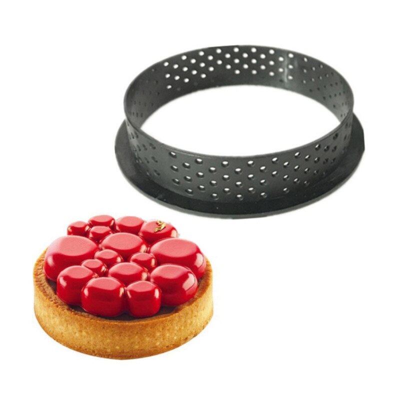 Baking Utensils Plastic Mousse Circles DIY French Dessert Baking Tray Round Square Pie Circles Baking Tools Cake Mold Cooking