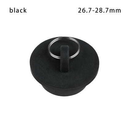 Kitchen Bath Rubber Sink Plug Floor Drain Plug Sink Bathtub Drainage Stopper Laundry Leakage-proof Plug Bathroom Supplies