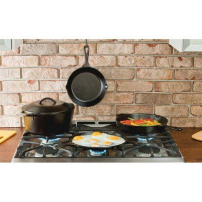 Seasoned Cast Iron Griddle Pan Cooking Fried Kitchen Tool Steak Pot Breakfast Wok Steak Egg Frying Pan Pancake Pot Set Nonstick