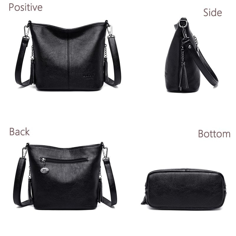 Soft Leather Hand Crossbody Bags for Women 2022 New Luxury Handbags Women Casual Shoulder Bag Designer Tote Bag bolsa feminina