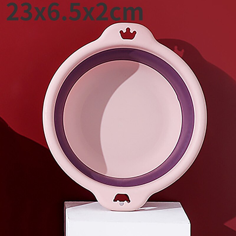 Portable Foldable Laundry Basin Plastic Travel Folding Wash Basin Safe Durable Foldable Wash Basin Bathroom Household Supplies