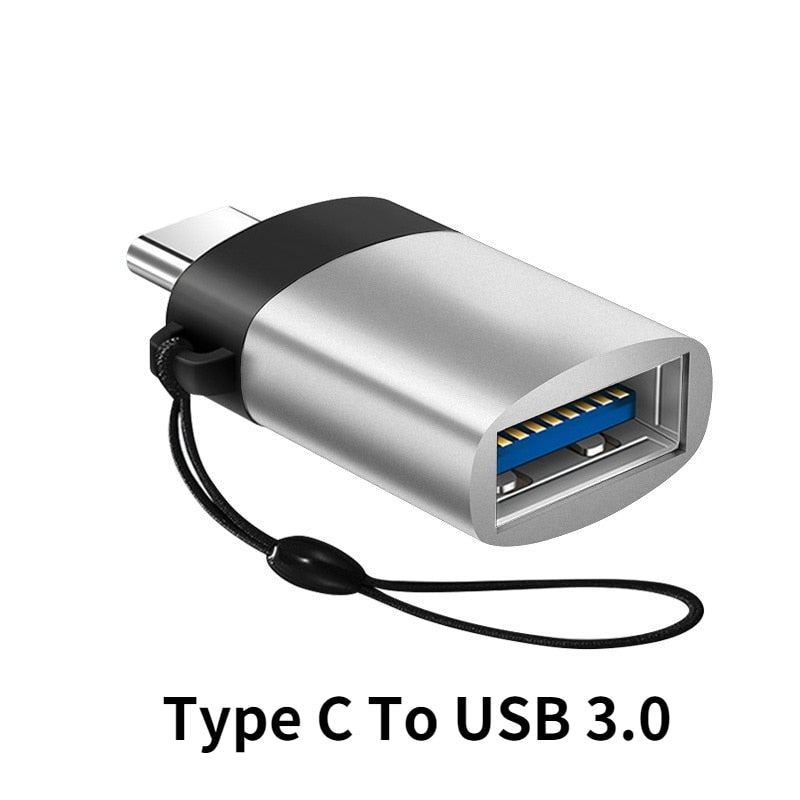 Type C To USB 3.0 OTG Adapter USB C Male To USB Female Converter For Macbook Air Pro Samsung S21 Xiaomi Huawei C Mouse OTG Plug