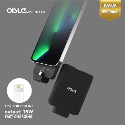 OISLE Mini Portable Power Bank for Iphone Xs X 11 12 13 External Battery Fast Charger/Samsung S10/S22/S20 Huawei p30/P20 Pro/P40