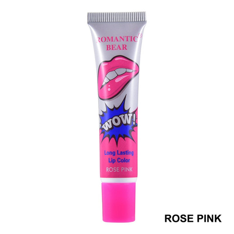 6 Colors Peel Off Liquid Lipstick Waterproof Long Lasting Lip Gloss Mask Moisturizer Tear Pull Lip Lint Cosmetic Makeup
