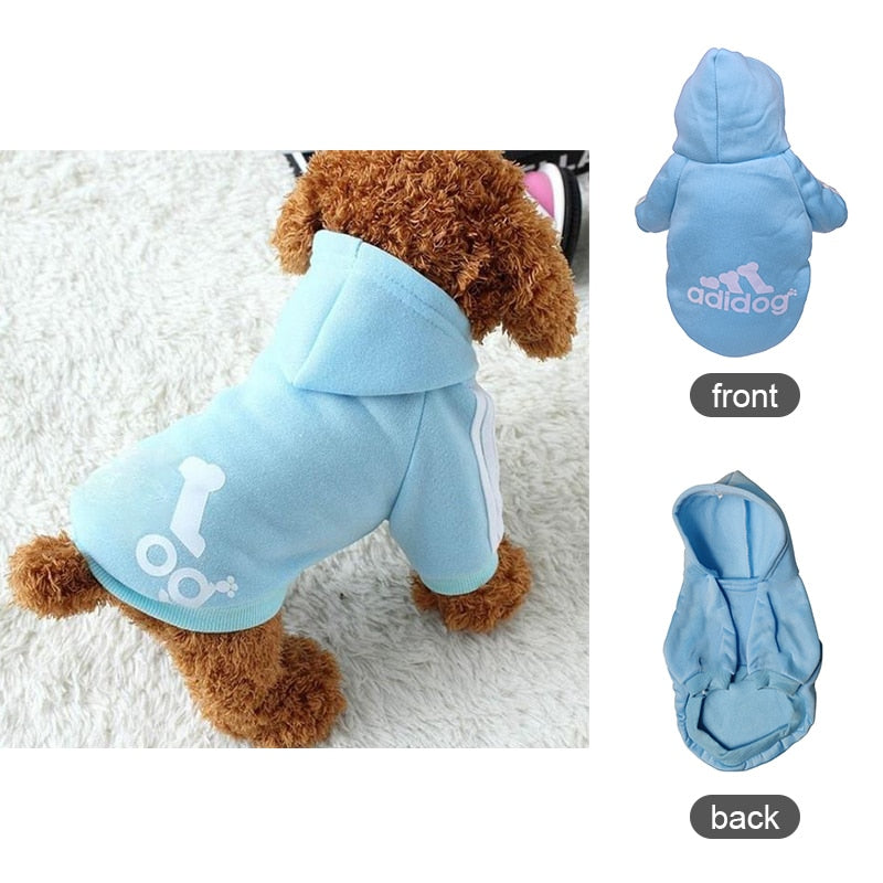 Soft Fleece Pet Dog Clothes Dogs Hoodies Warm Sweatshirt Pet Costume Jacket For Chihuahua French Bulldog Labrador Dogs Clothes