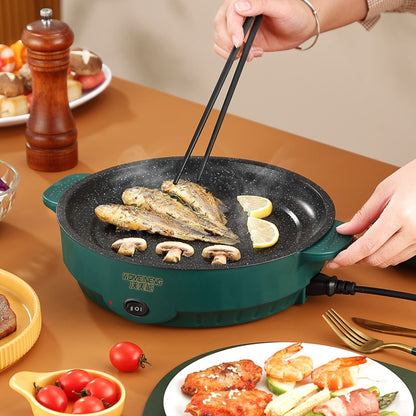 Electric MultiCooker Electric Frying Pan Househould Barbecue Fried Steak Fish Omelette Frying Pan Non-stick Cooking Machine 220V