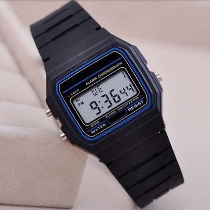 Fashion Digital Men&#39;s Watches Luxury Stainless Steel Link Bracelet Wrist Watch Band Business Electronic Male Clock Reloj Hombre