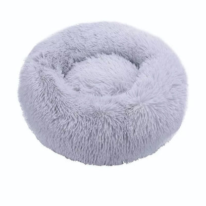 Super Soft Cat Bed Comfortable Donut Round Dog Kennel Ultra Soft Non-Slip Winter Warm Dog Kennel Pet Cat Cushion Bed Winter Warm